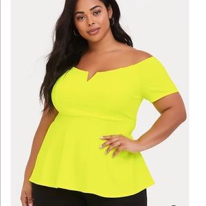 Torrid Off the Shoulder Top